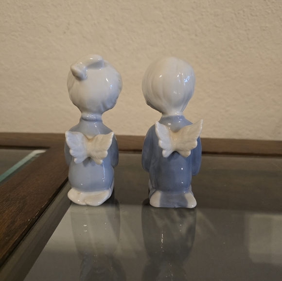 Japanese Lefton porcelain praying angel figurines - Picture 3 of 7